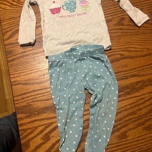 Sweet Dreams Kids Pajama Set - Gray and Blue